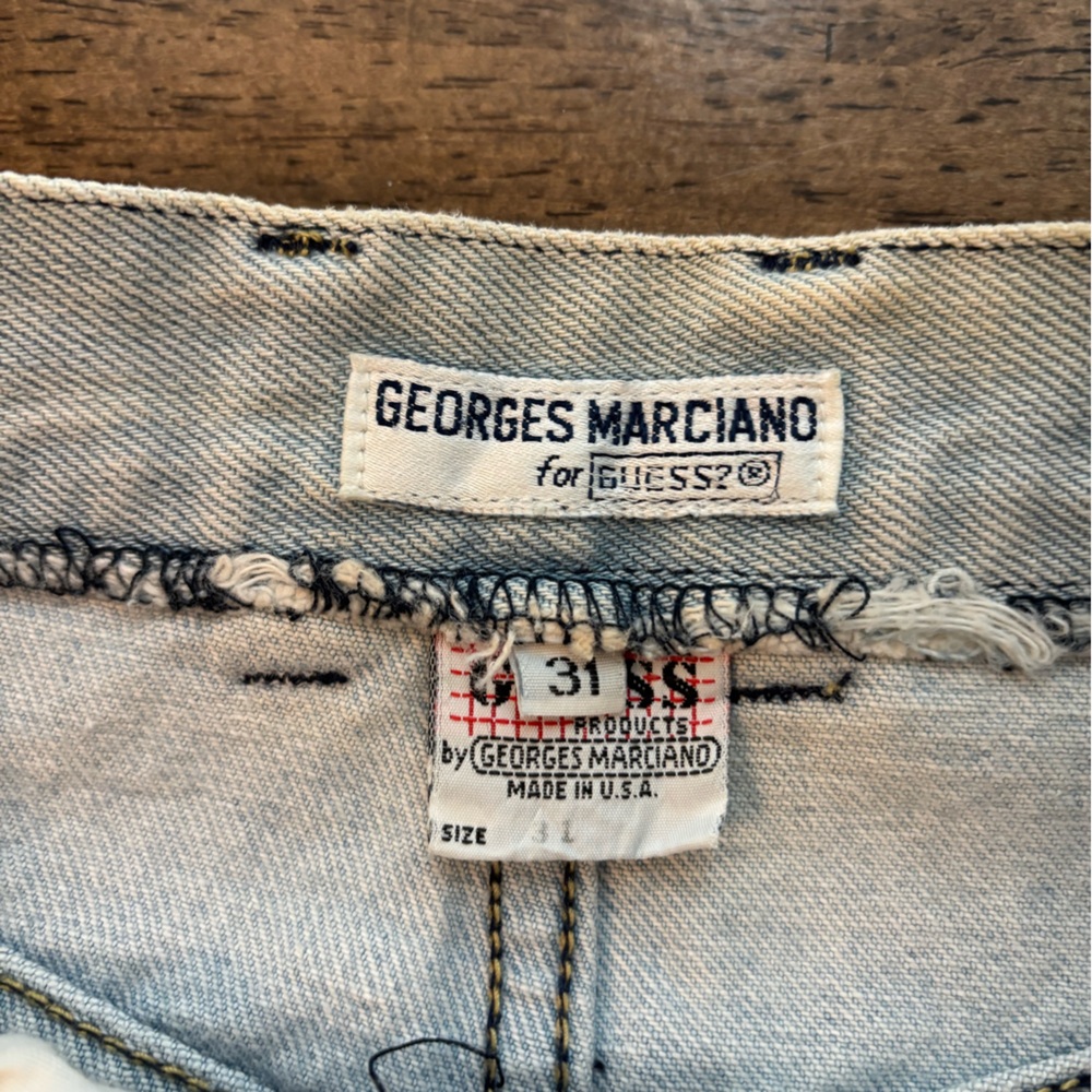 Vintage Guess Denim Skirt size 31 - Picture 5 of 6